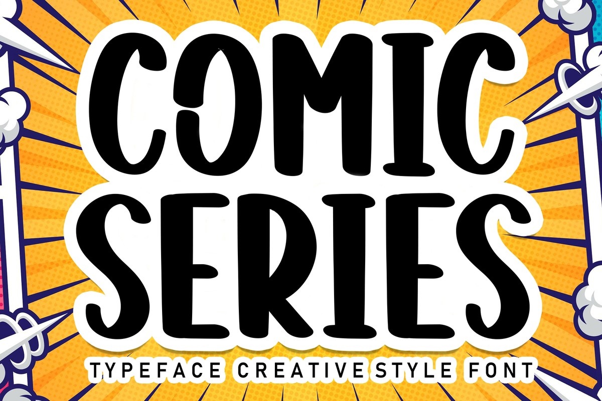 Comic Series Regular Font preview