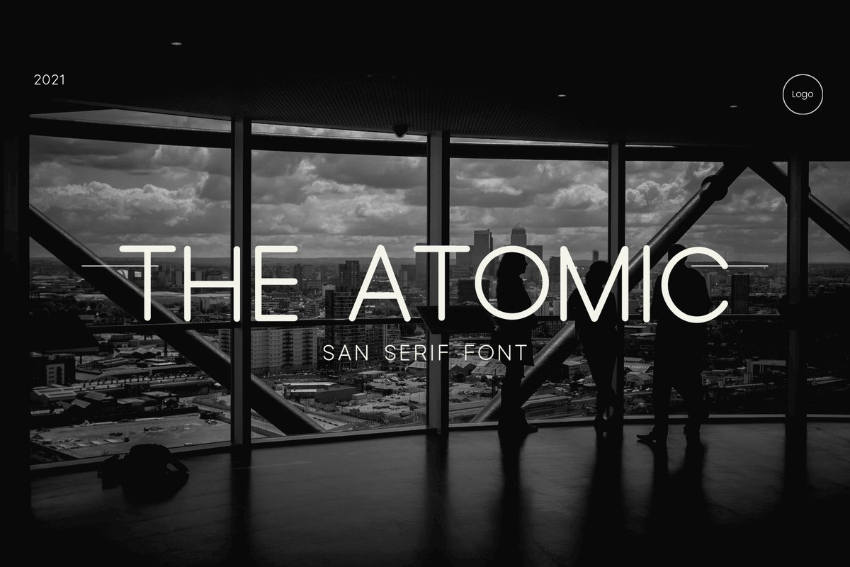 The Atomic Font preview