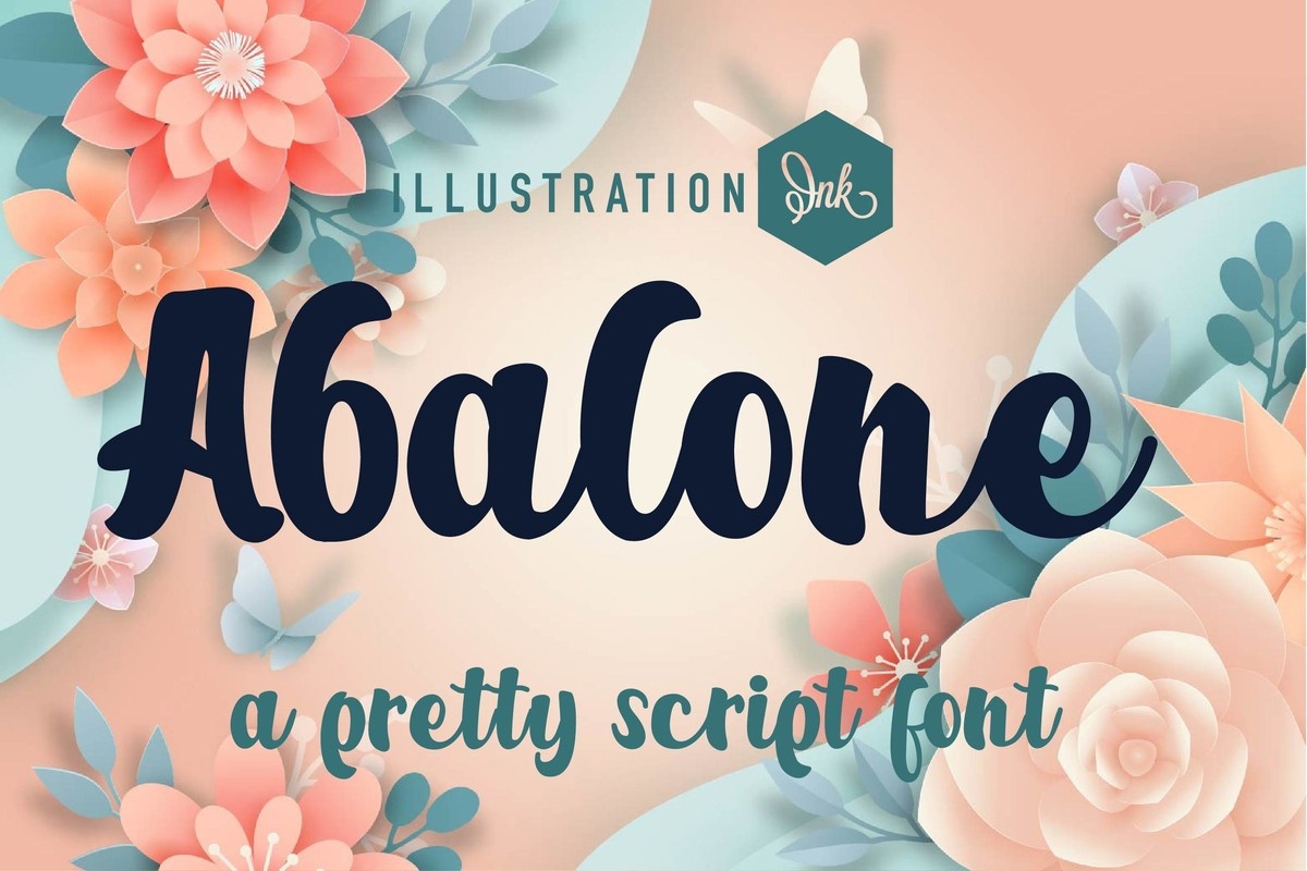 PN Abalone Font preview