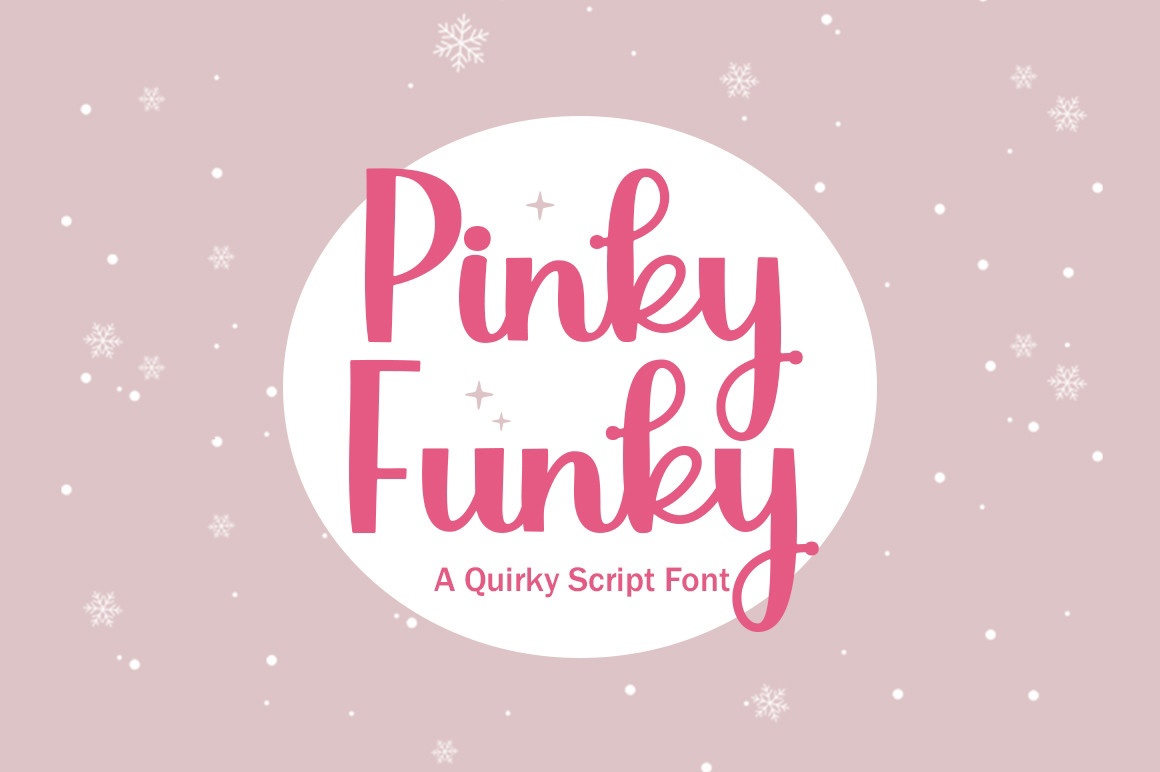 Pinky Funky Regular Font preview