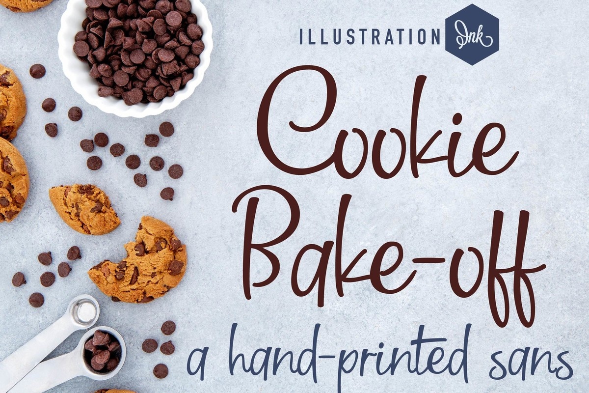 PN Cookie Bakeoff Font preview