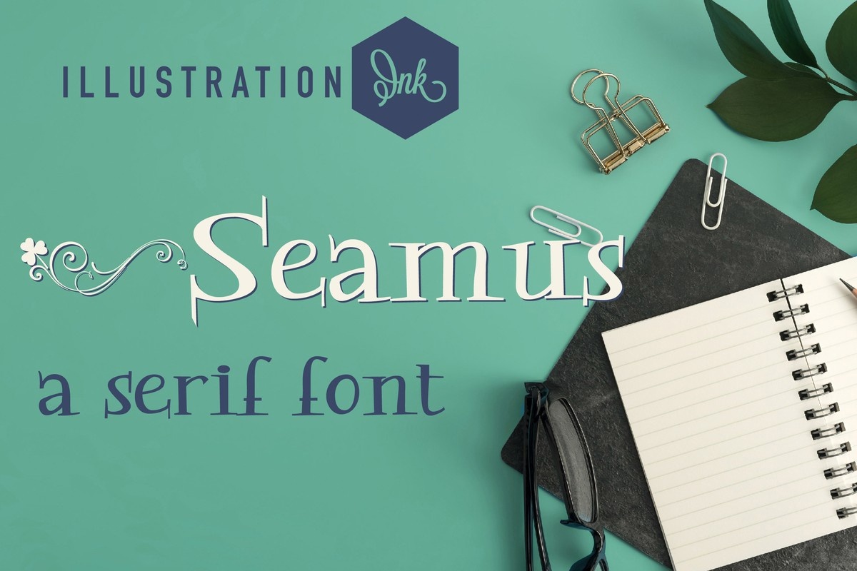 PN Seamus Bold Font preview