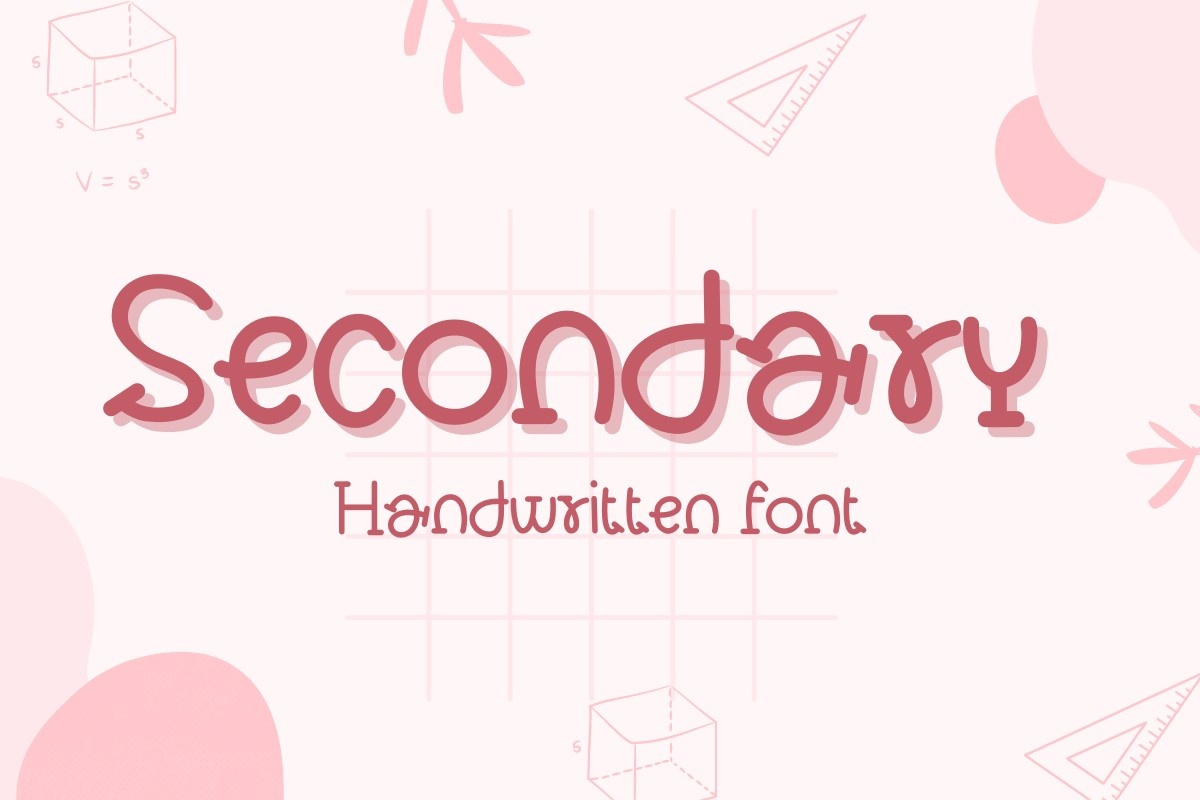Secondary Regular Font preview