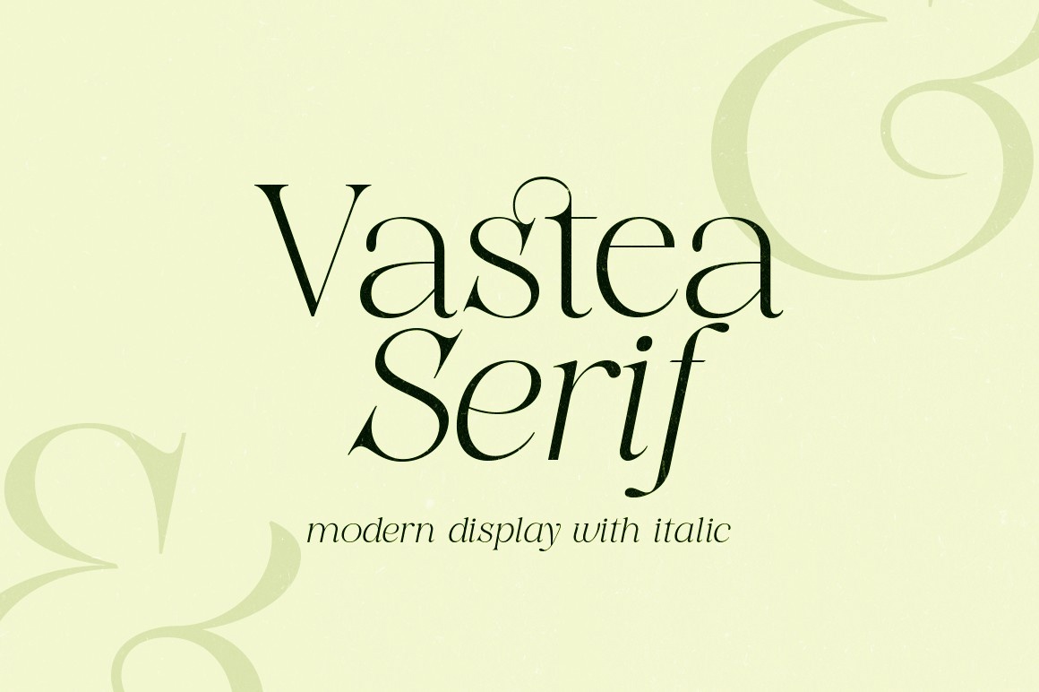 Vastea Serif Font preview
