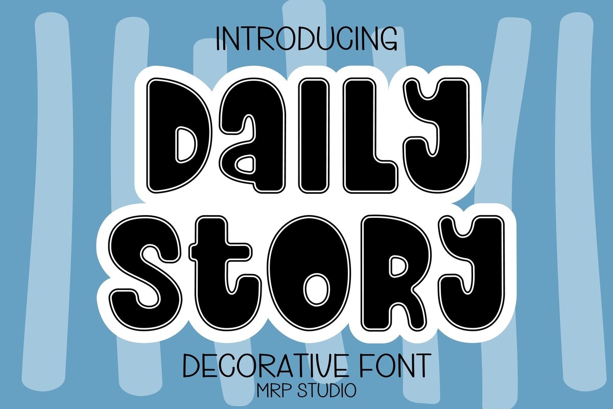 Daily Story Regular Font preview