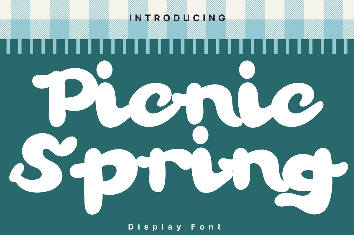 Picnic Spring Font preview