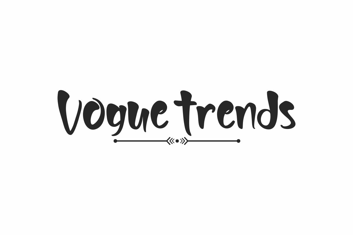 Vogue Trends Regular Font preview