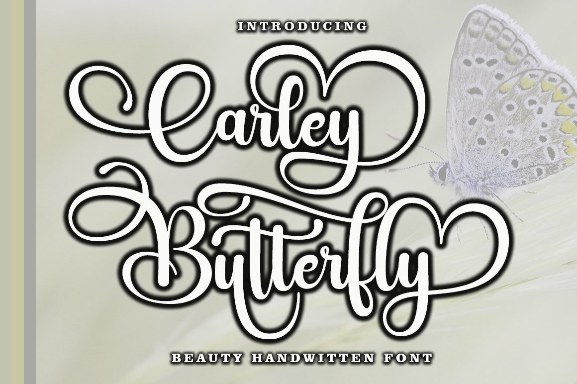 Carley Butterfly Font preview
