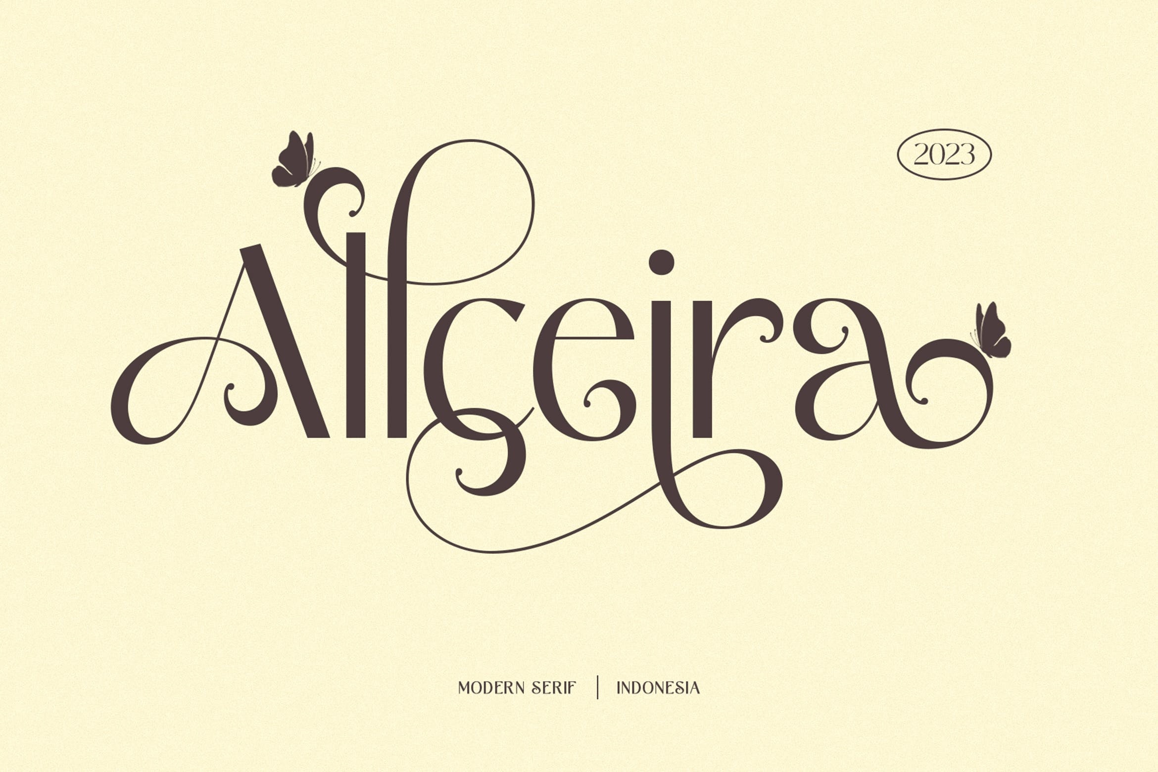 Allceira Font preview