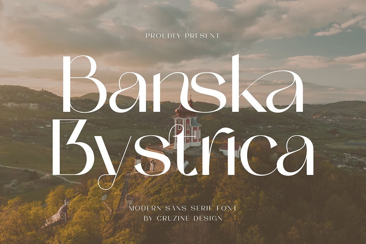 Banska Bystrica Font preview