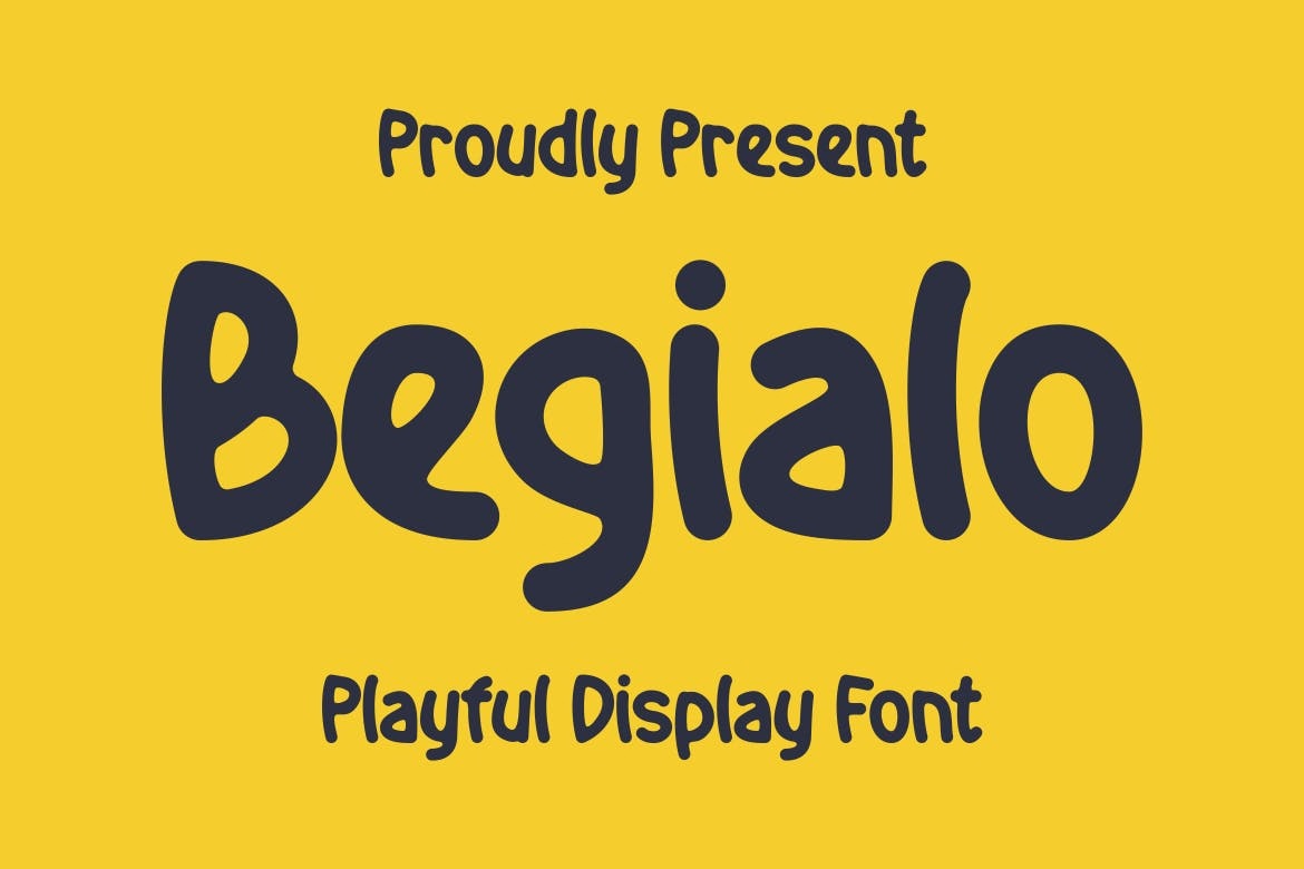 Begialo Regular Font preview