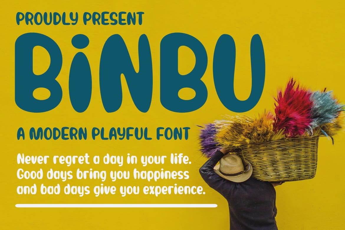 Binbu Regular Font preview
