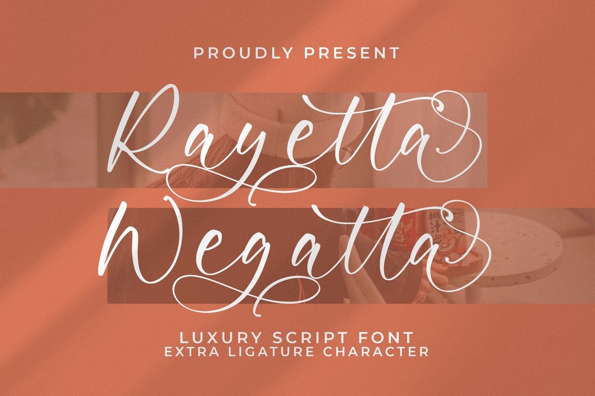 Rayetta Wegatta Font preview