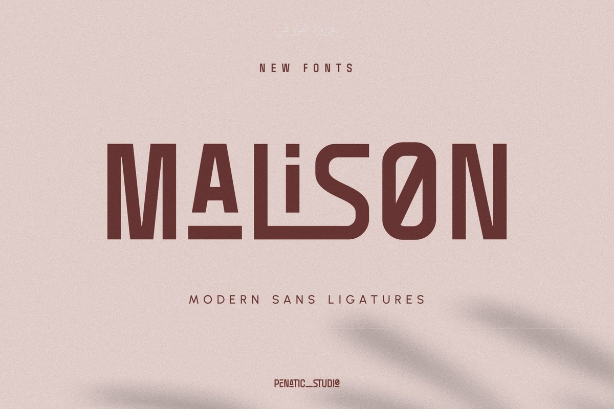 Malison Regular Font preview