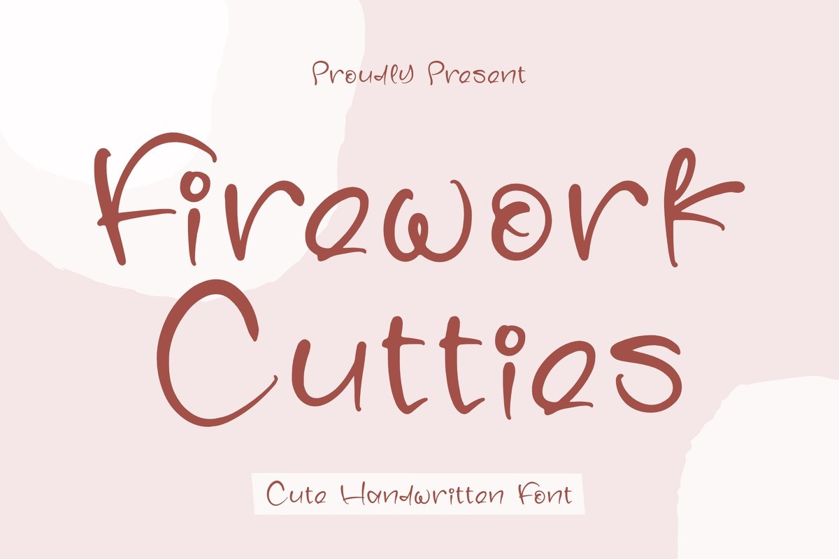Firework Cutties Font preview