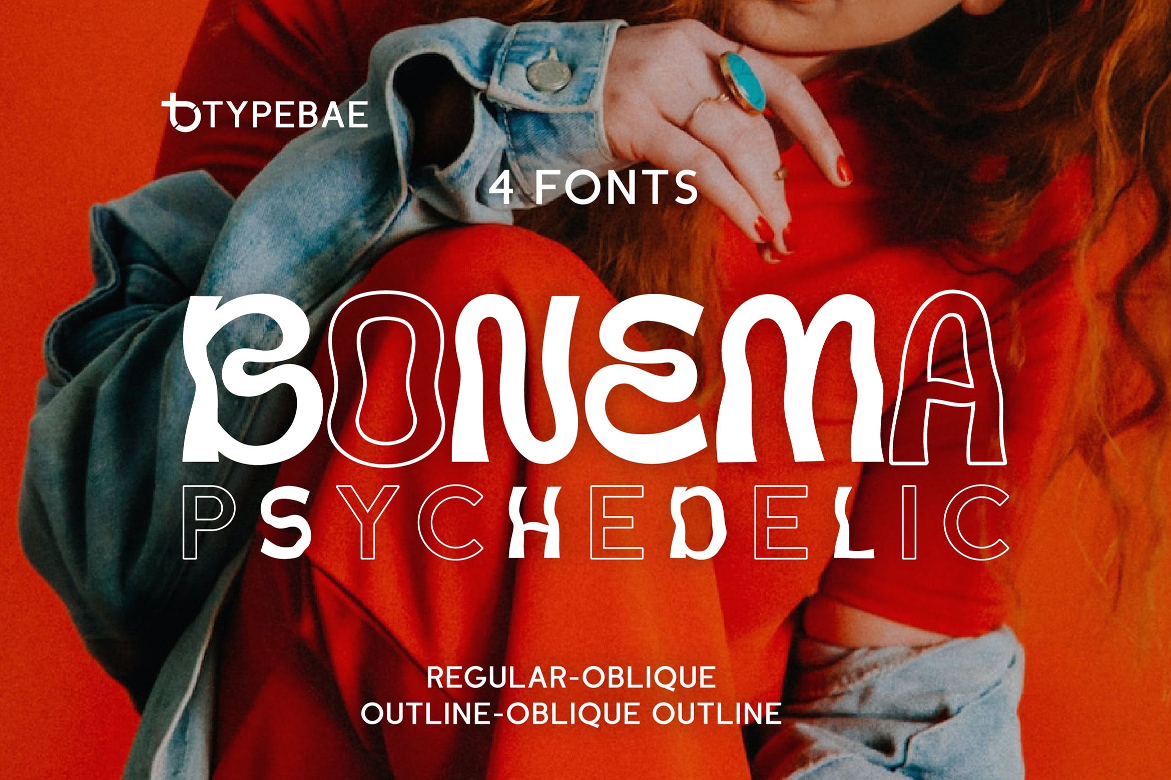 Bonema Psychedelic Regular Font preview
