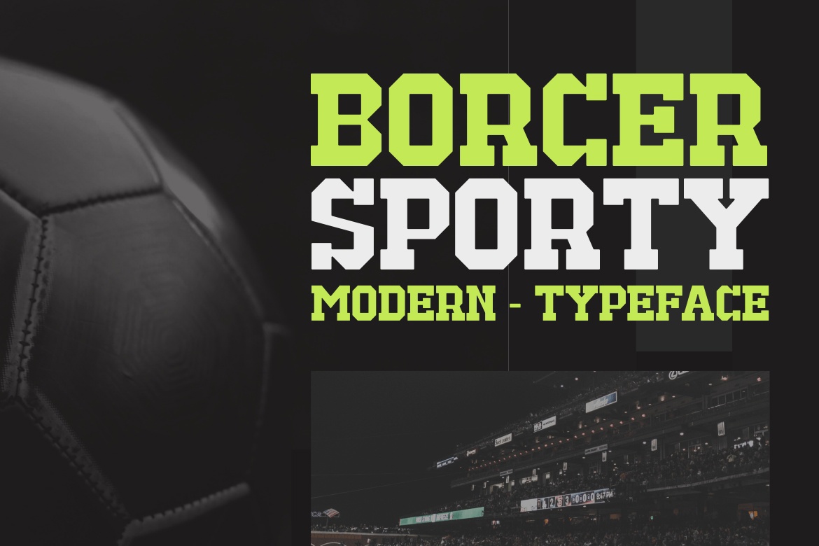 Borcer Font preview