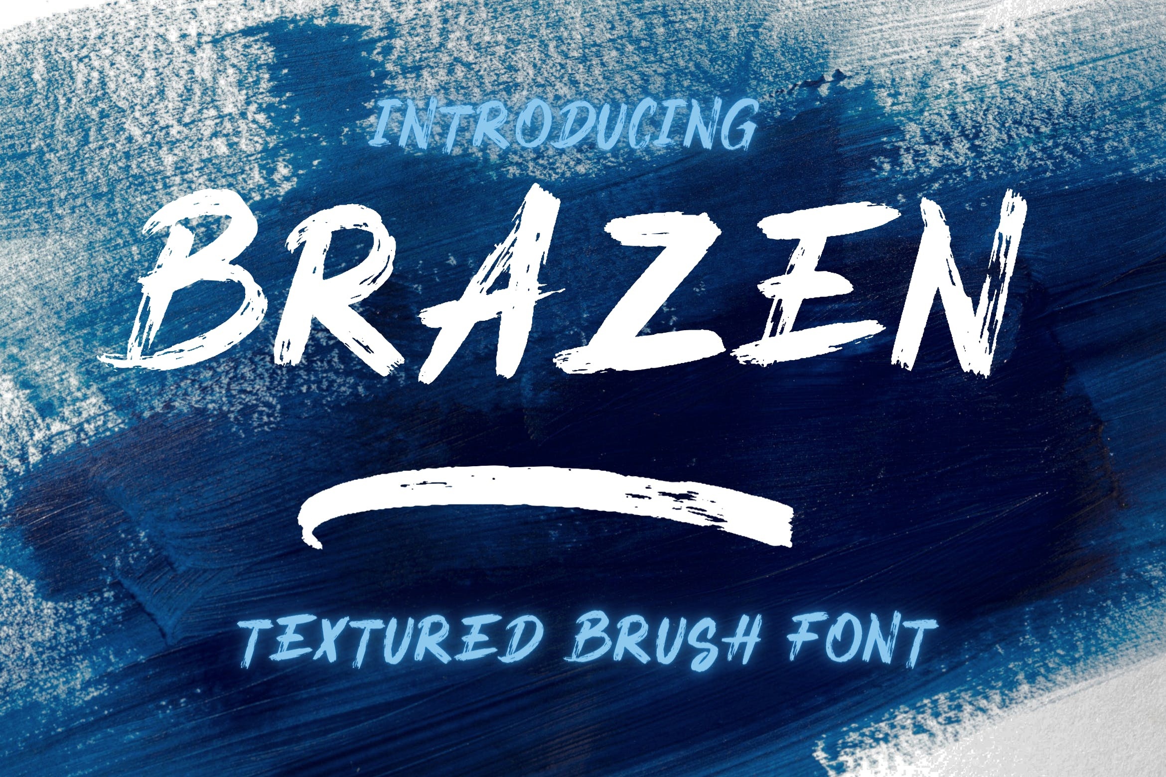 Brazen Brush Regular Font preview