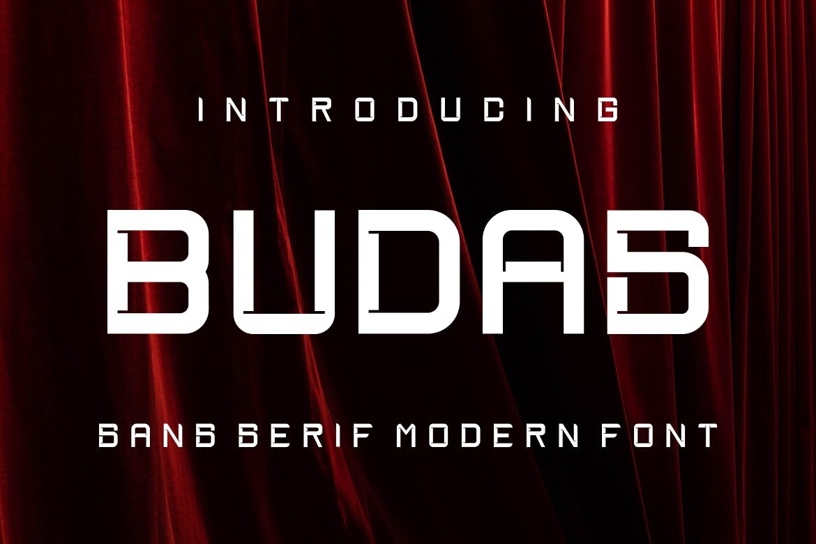 Budas Font preview