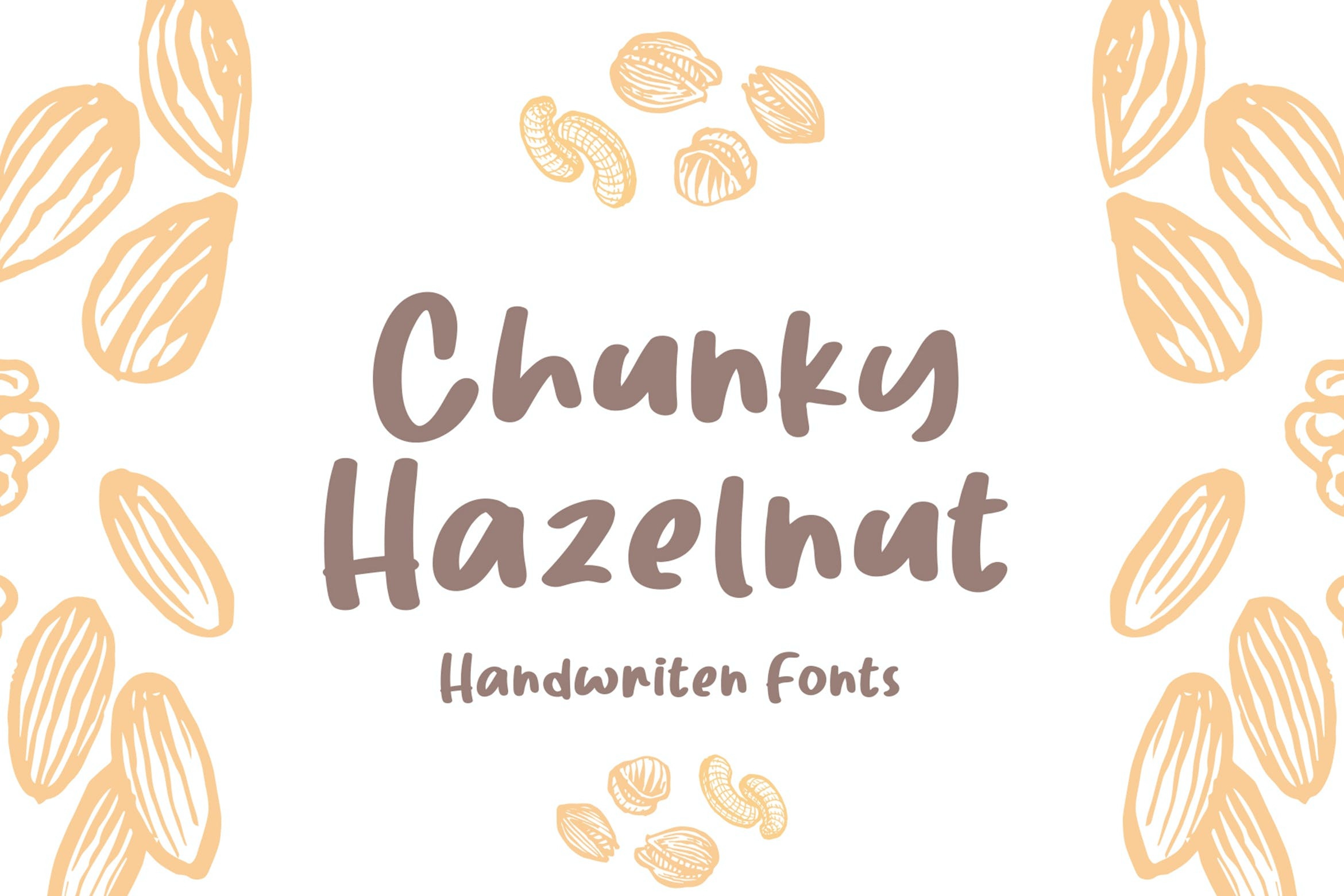 Chunky Hazelnut Font preview