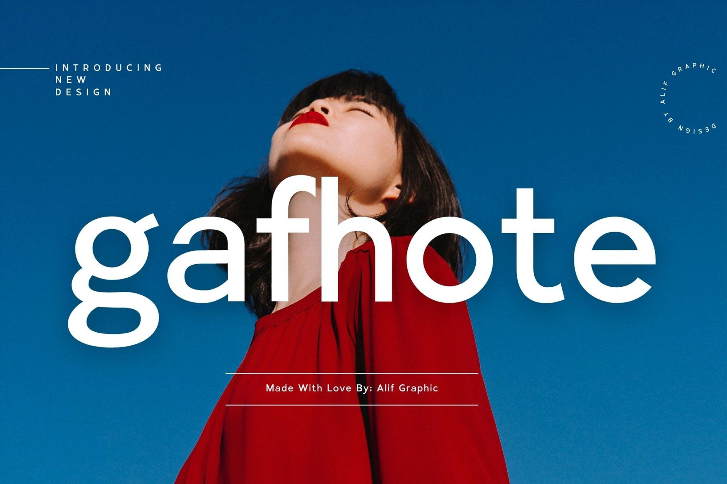 Gafhote Font preview