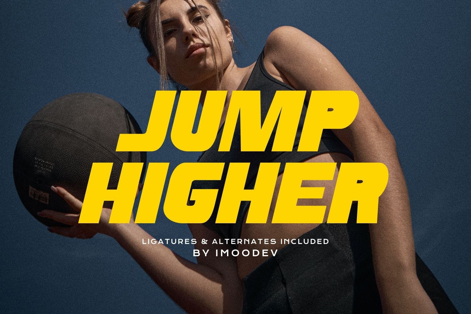 Jump Higher Font preview