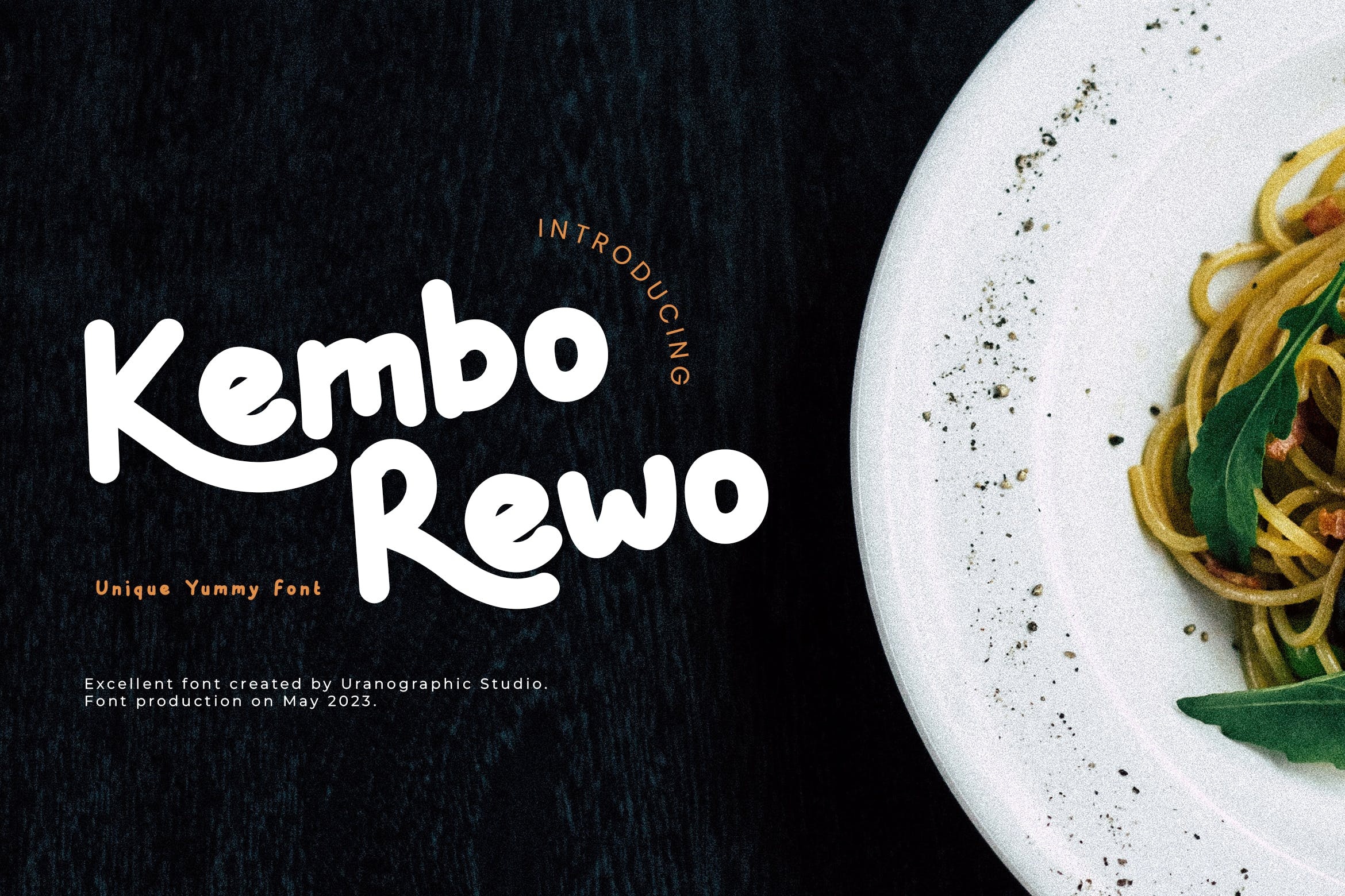 Kembo Rewo Regular Font preview