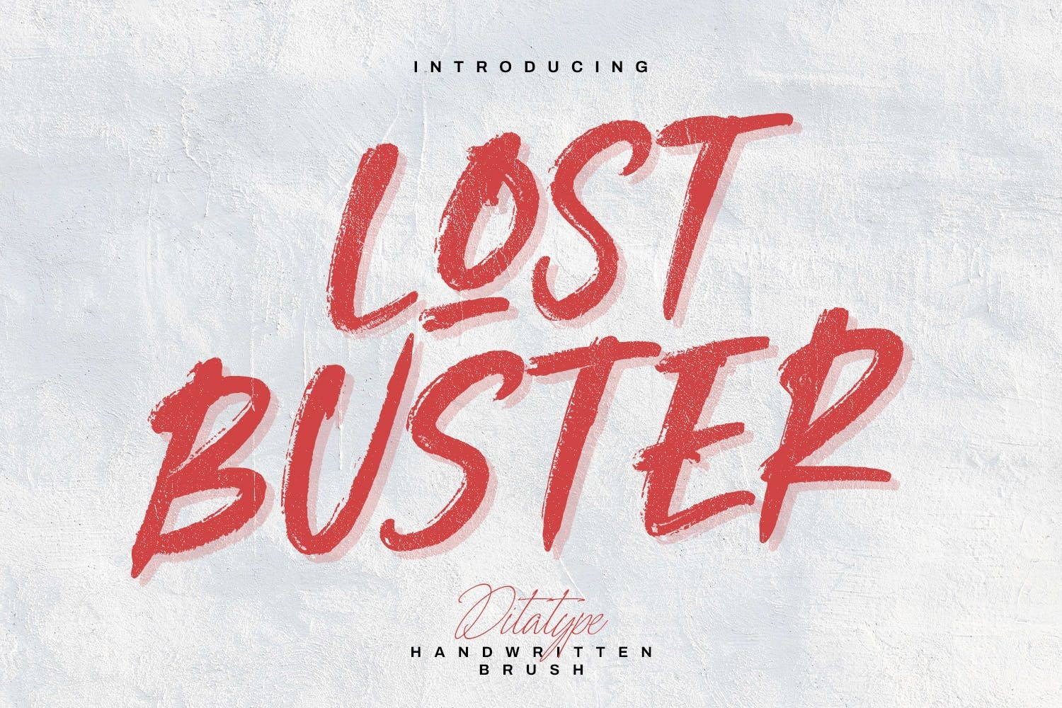 Lost Buster Regular Font preview
