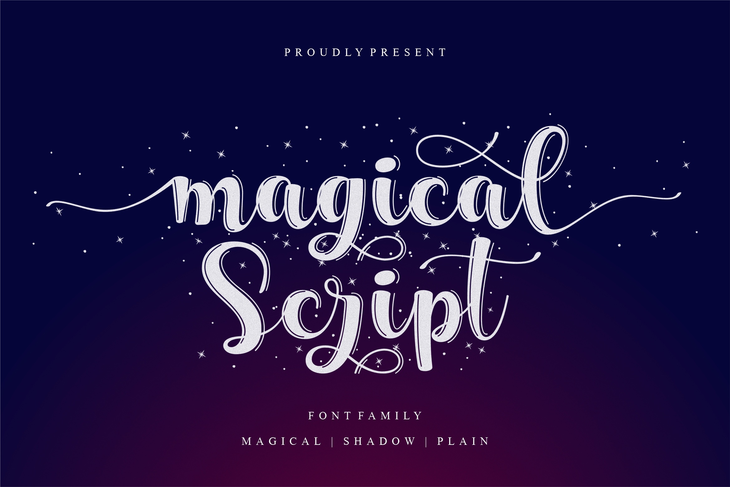 Magical Script Font preview