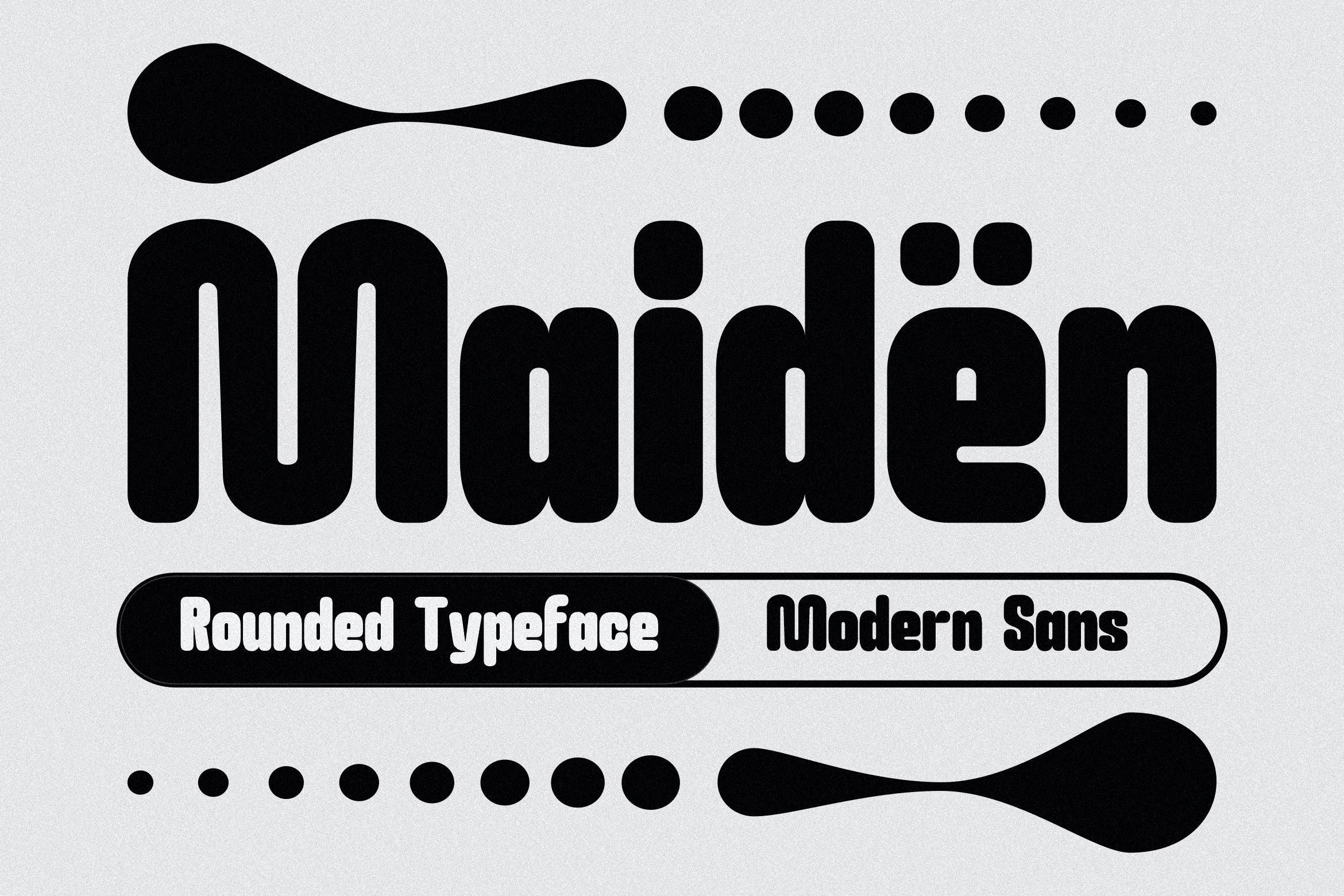 Maiden Regular Font preview