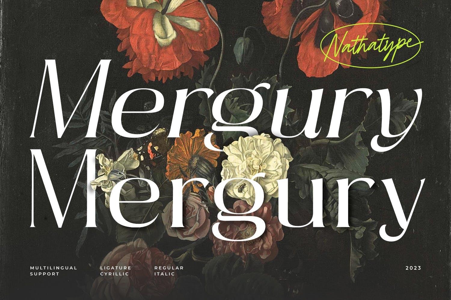 Mergury Font preview