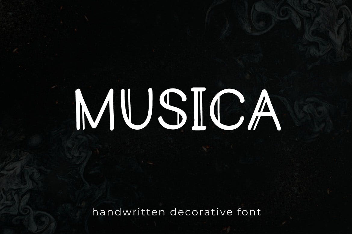 Musica Regular Font preview