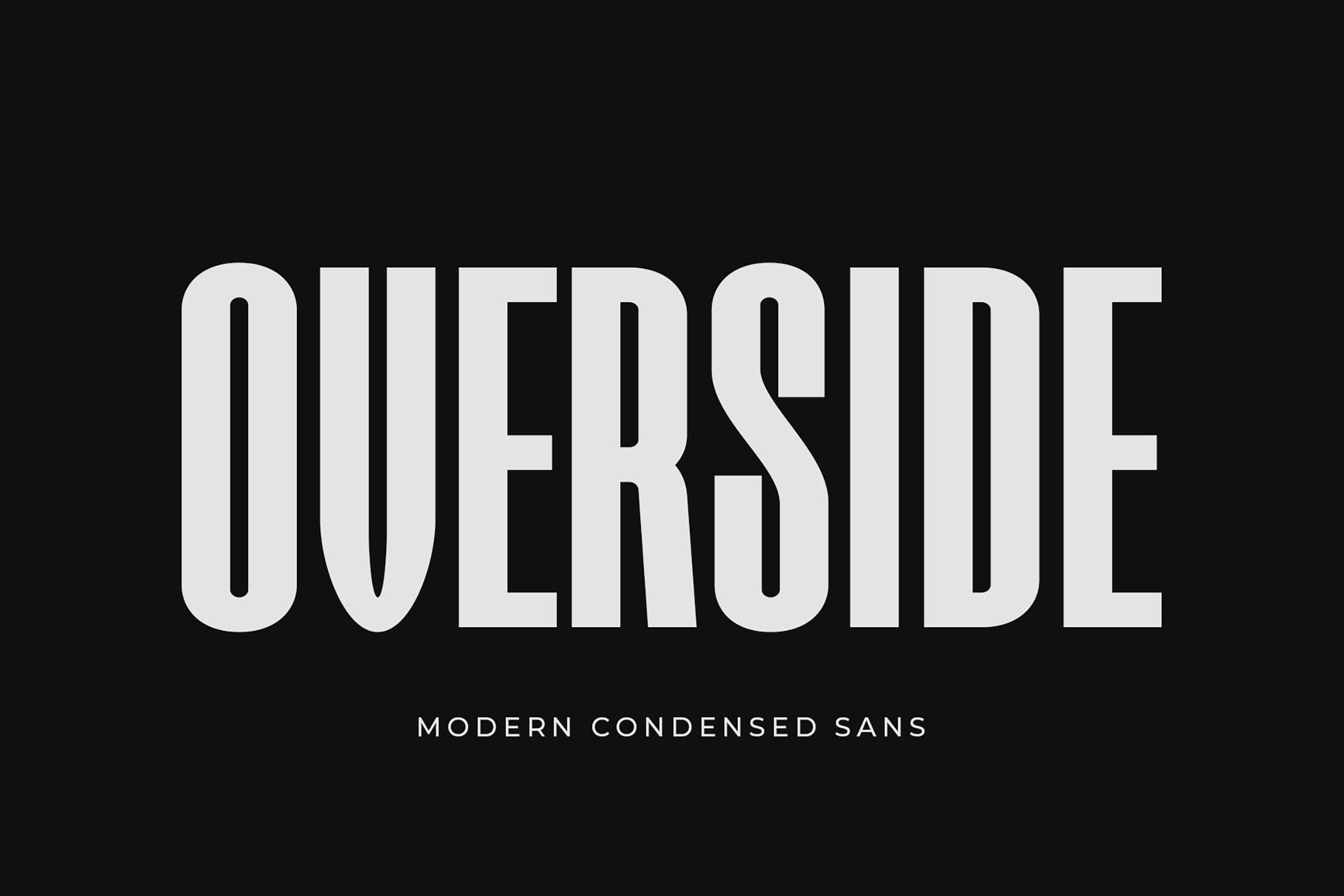 Overside Font preview
