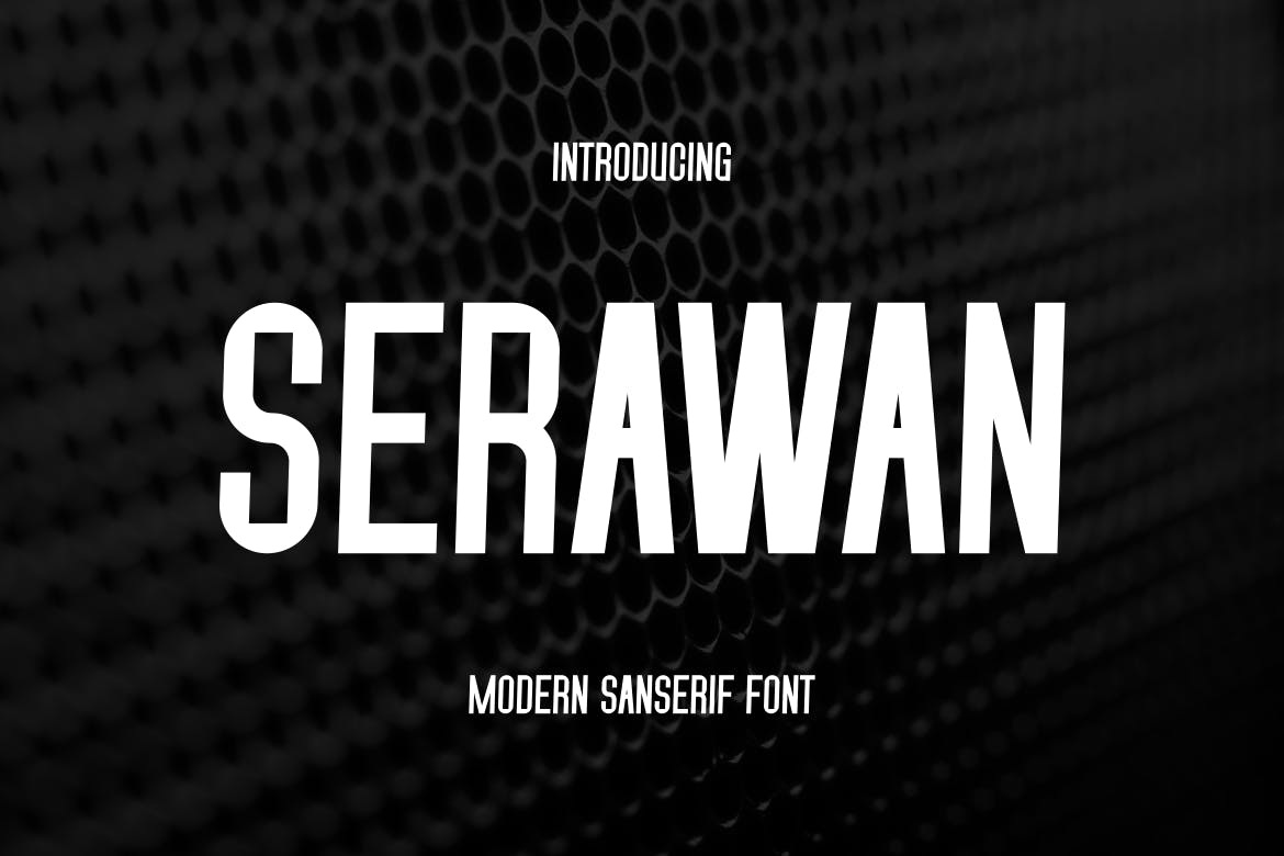 Serawan Font preview