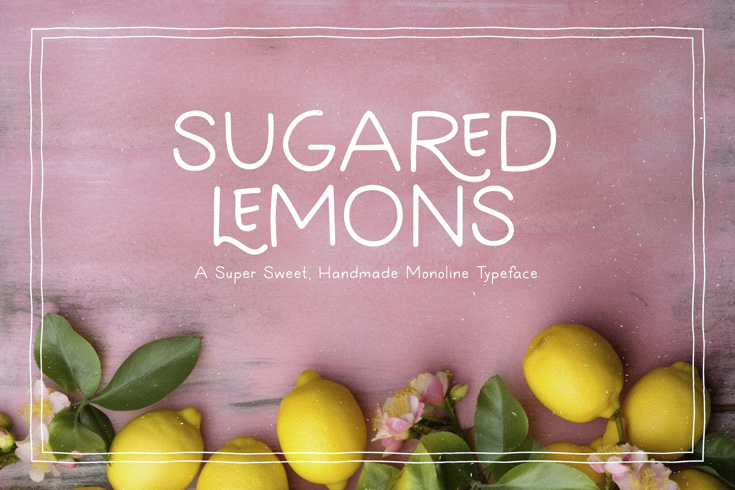 Sugared Lemons Font preview