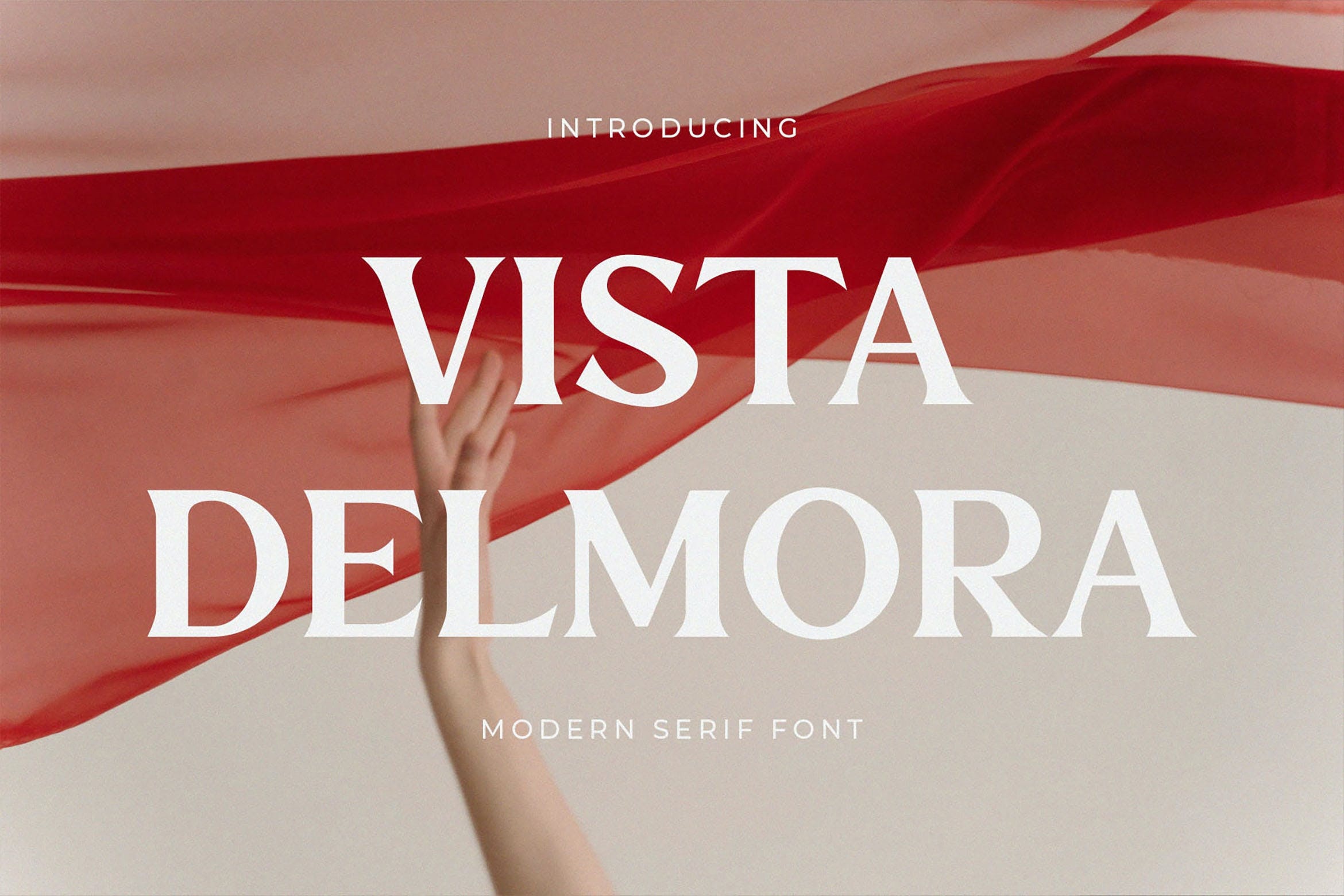 Vista Delmora Regular Font preview