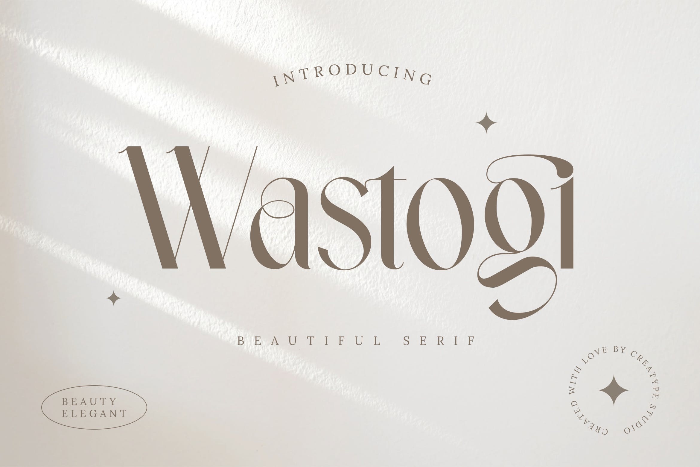 Wastogi Font preview
