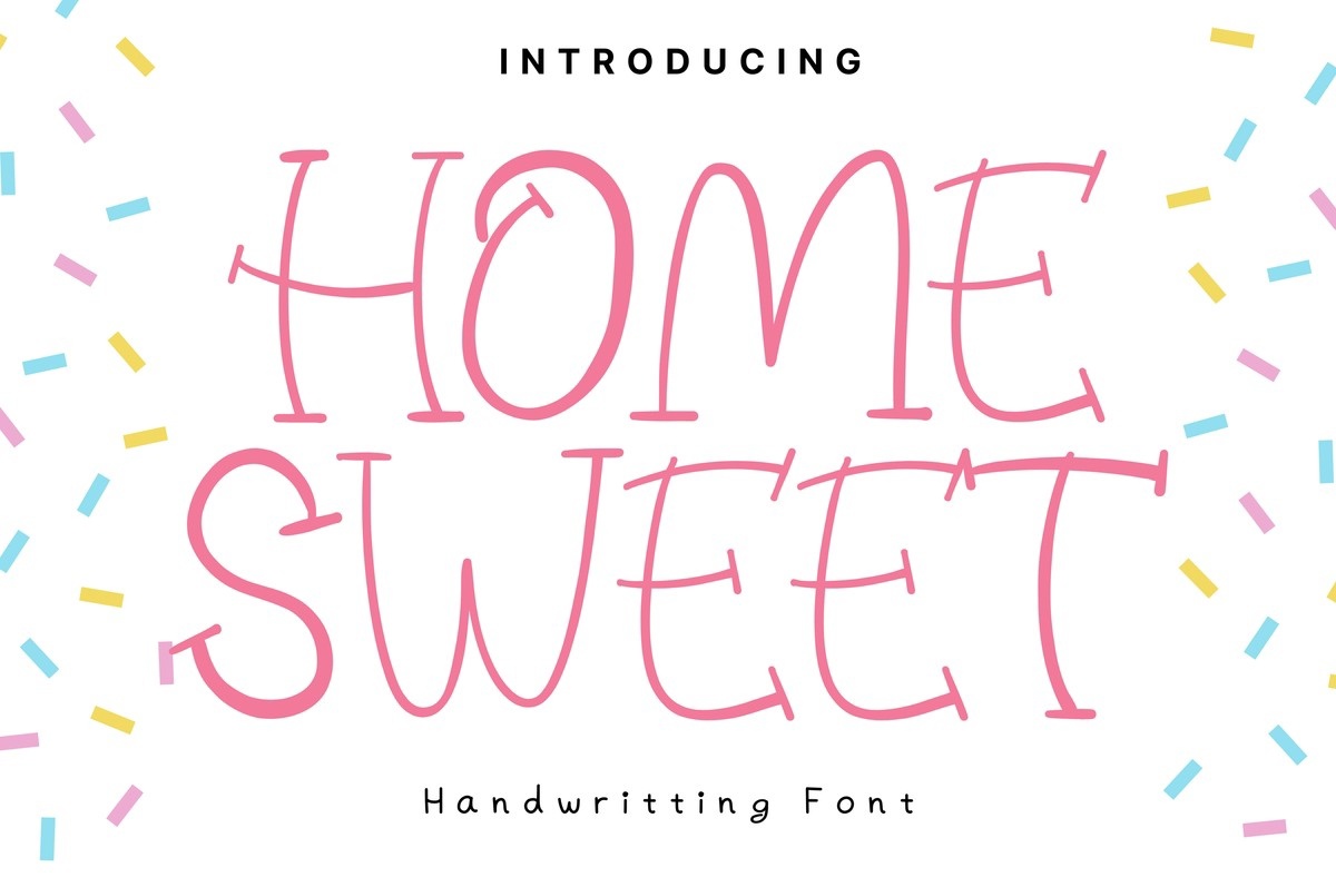 Home Sweet Font preview