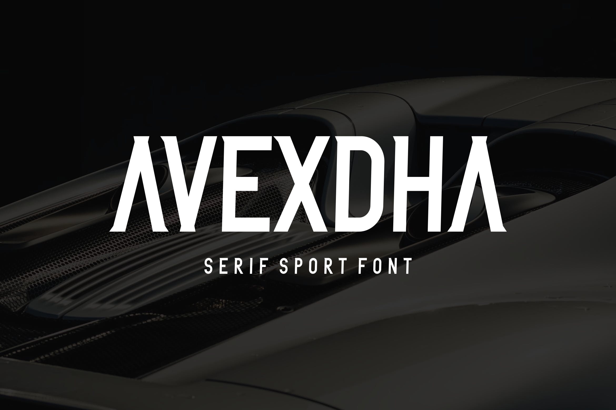 Avexdha Font preview