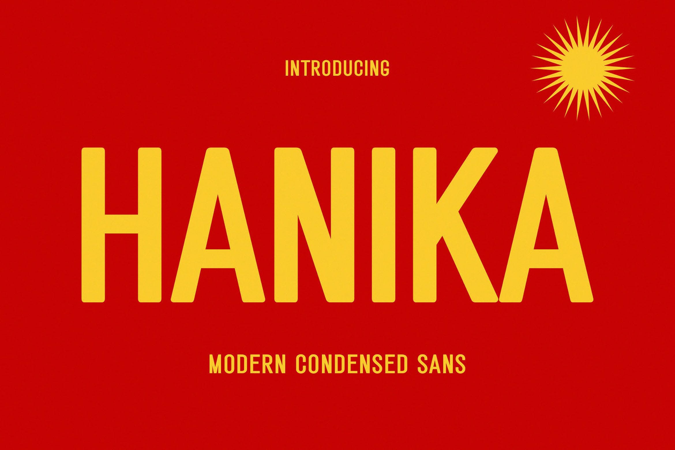 Hanika Regular Font preview