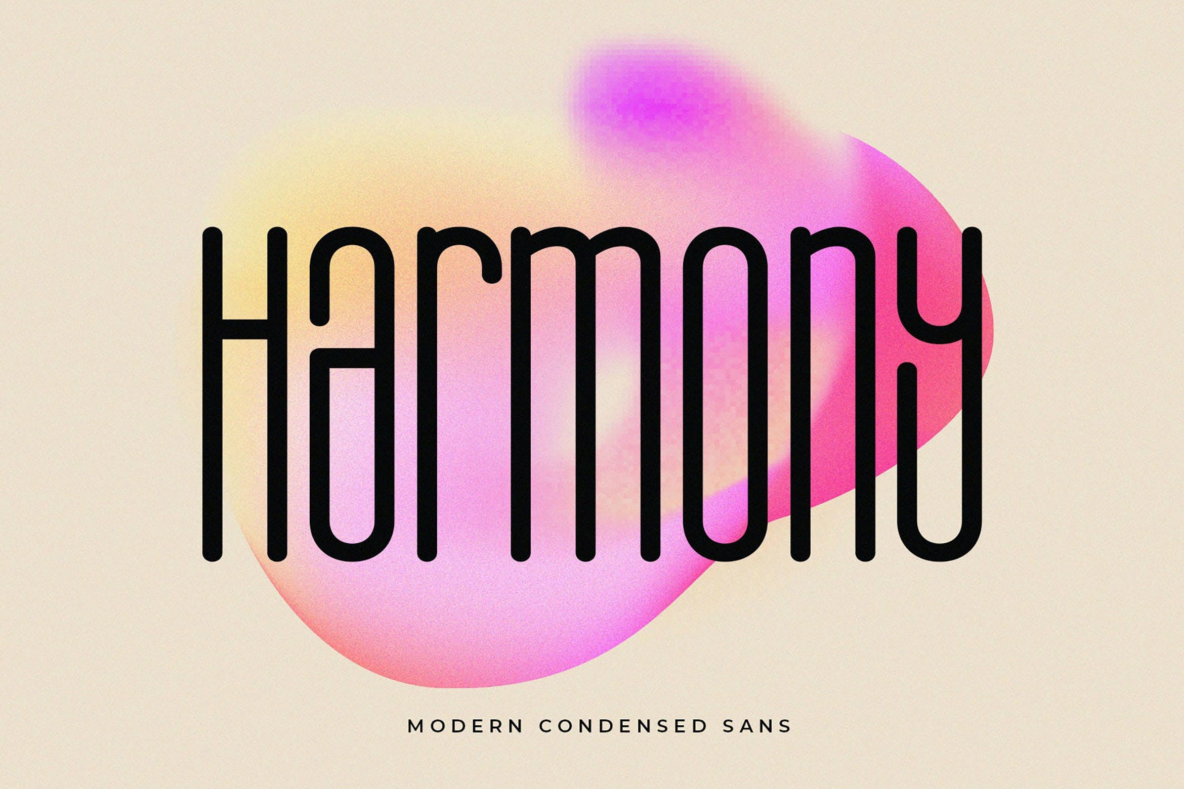 Harmony Font preview