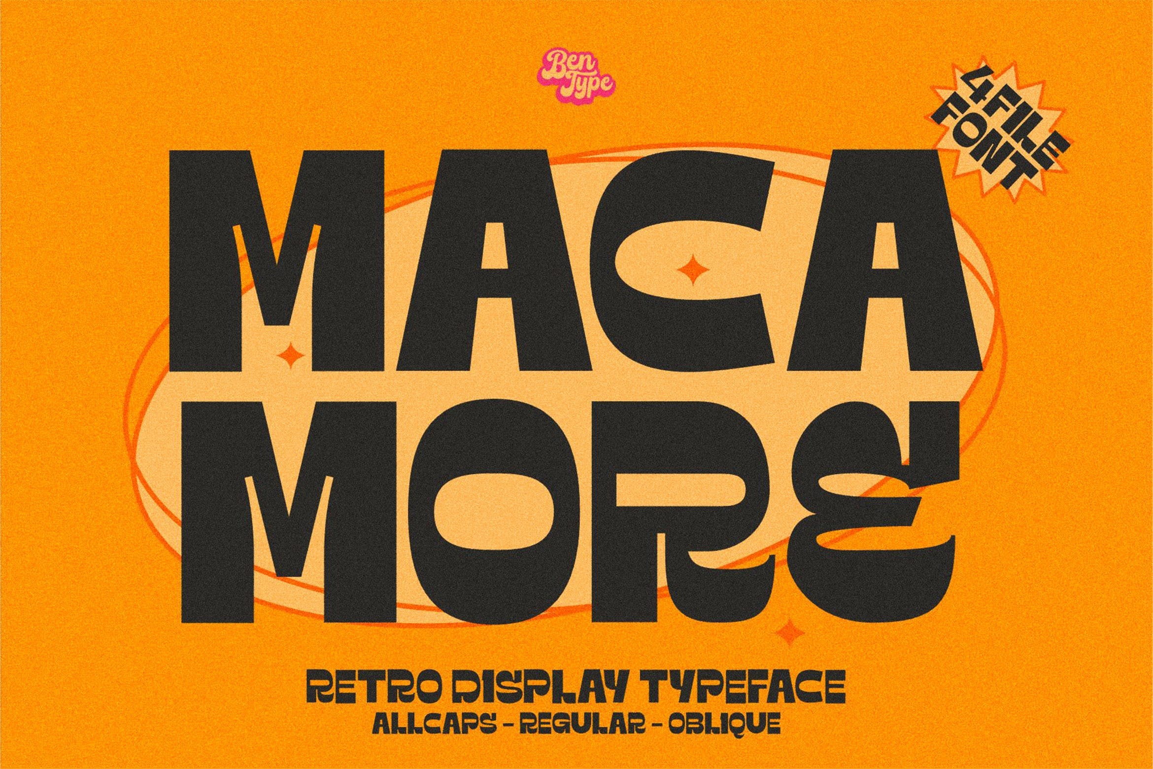 Macamore Font preview
