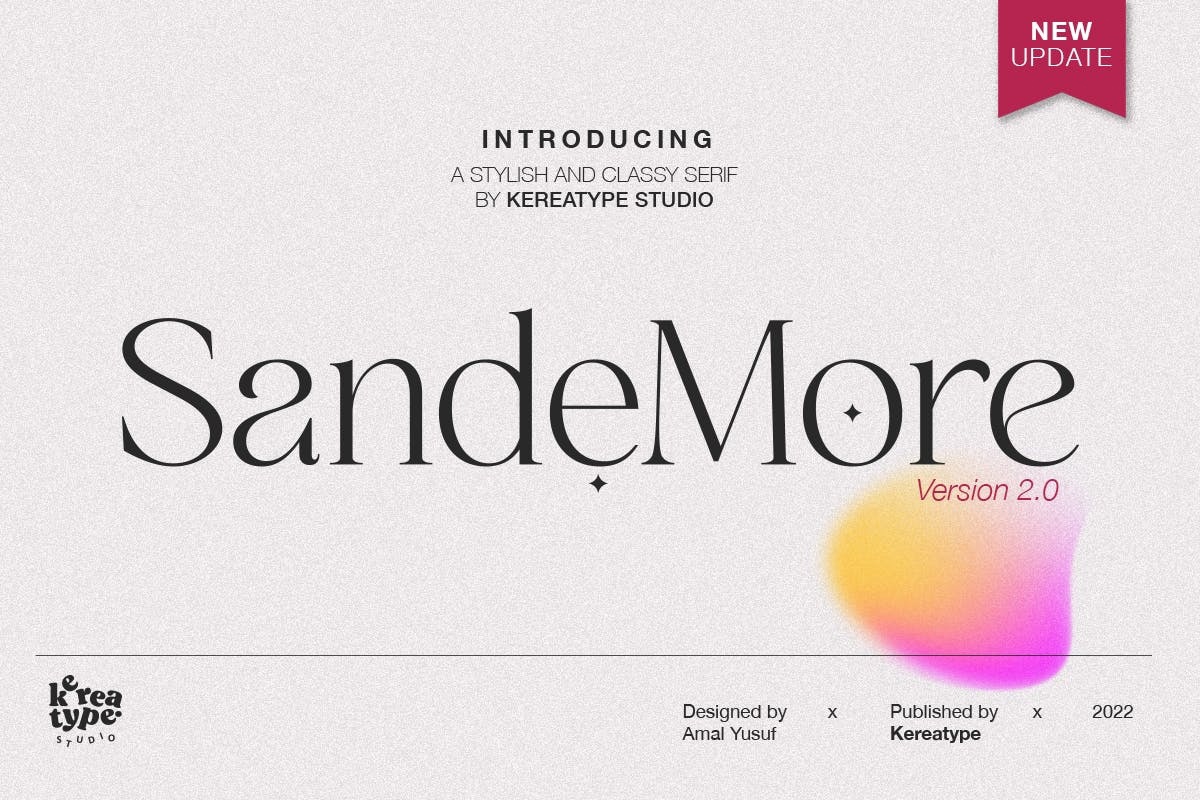 San De More ExtraBold Font preview