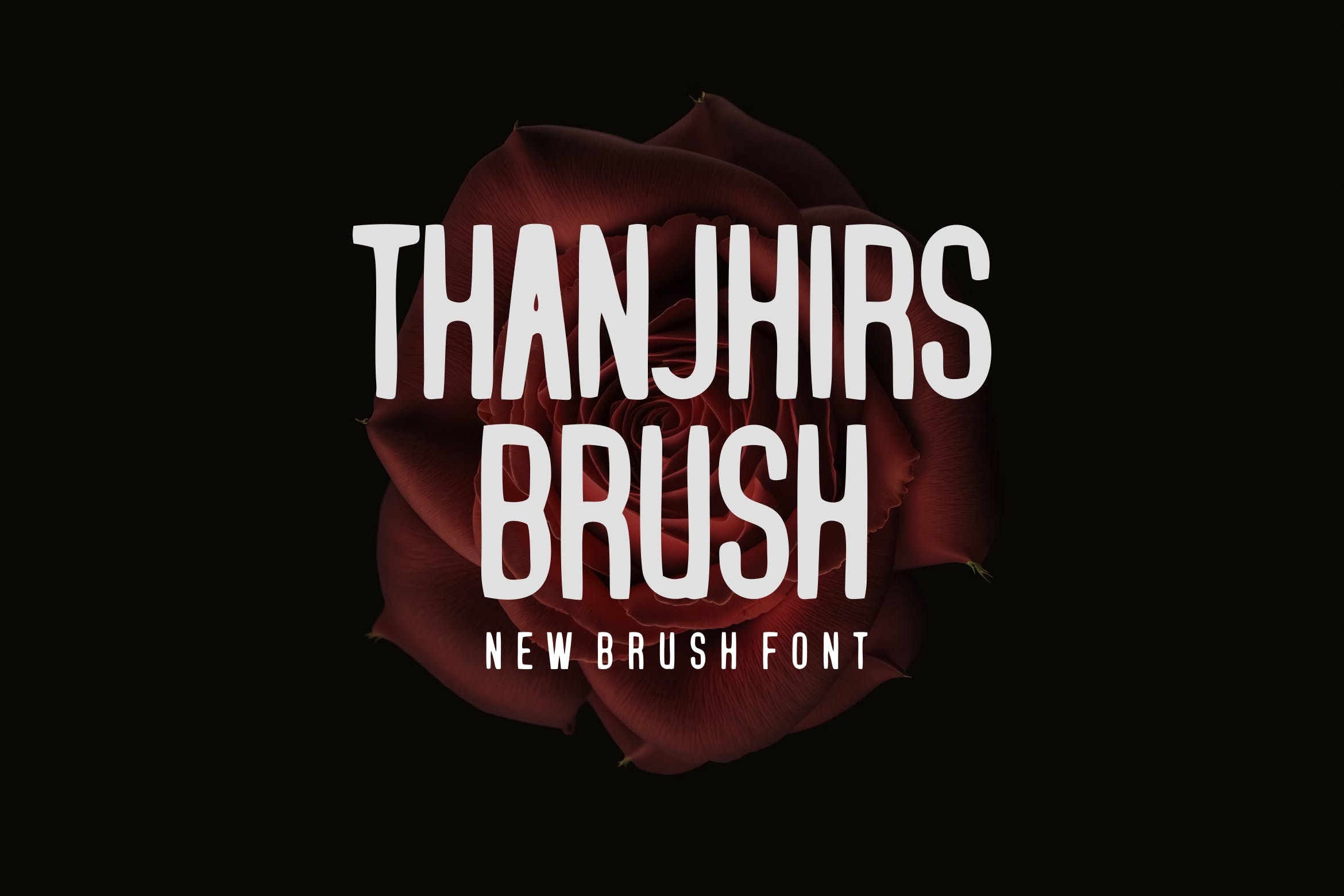 Thanjhirs Brush Font preview