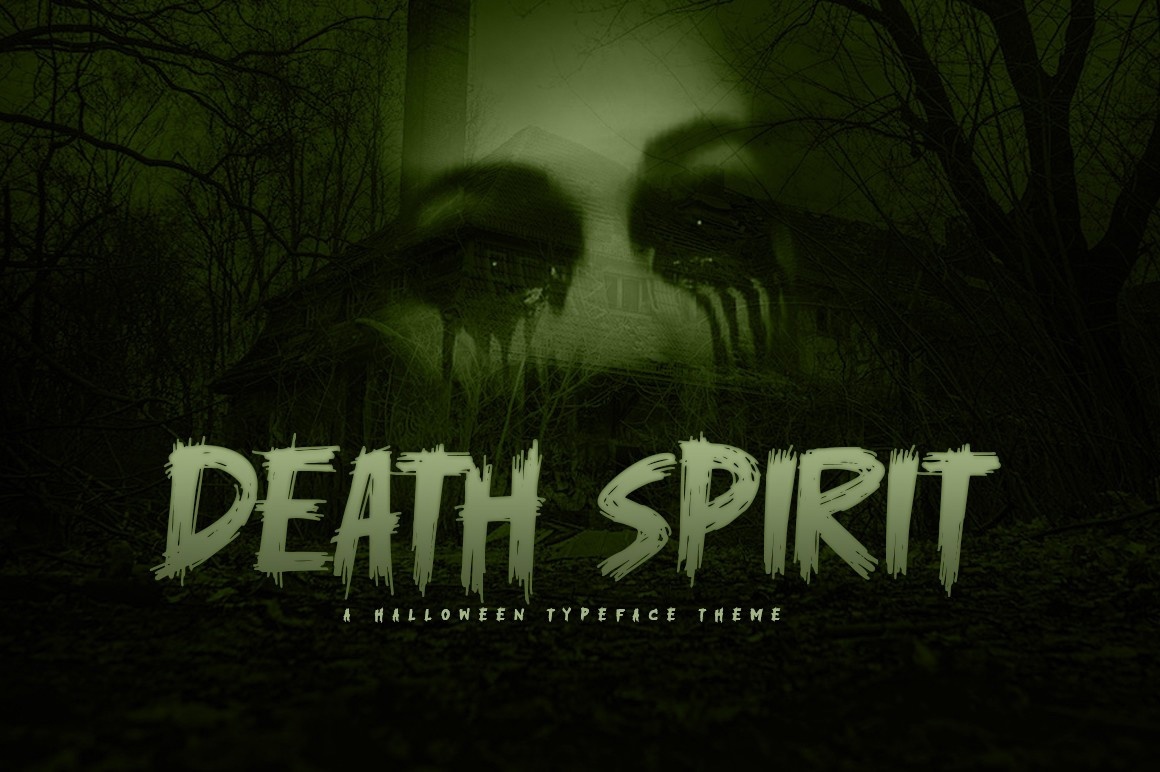 Death Spirit Regular Font preview