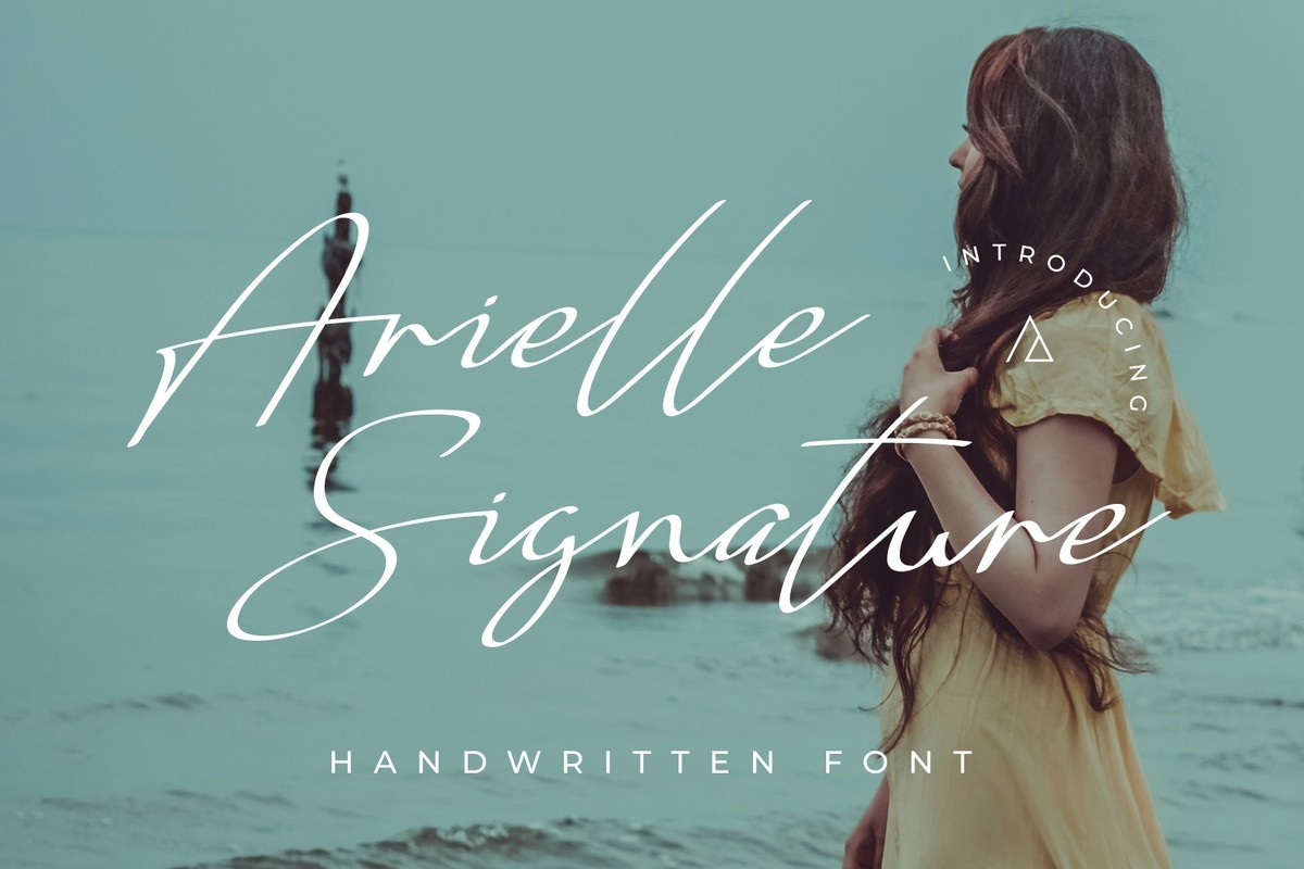 Arielle Signature Regular Font preview