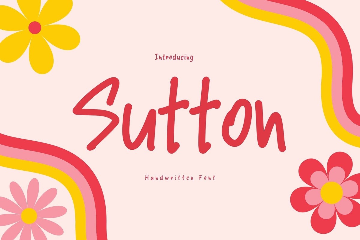 Sutton Font preview