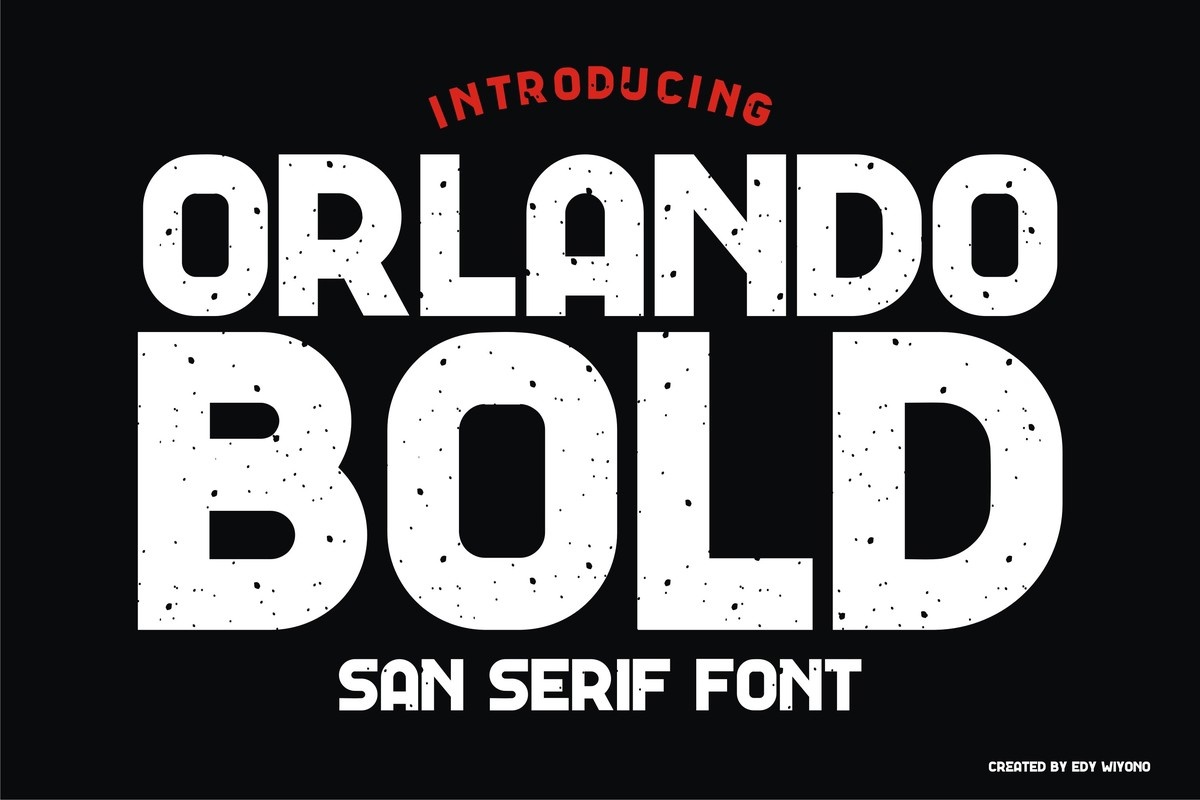 Orlando Bold Bold Font preview