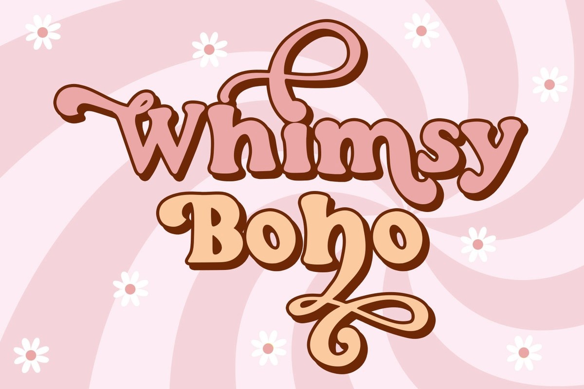 Whimsy Boho Regular Font preview