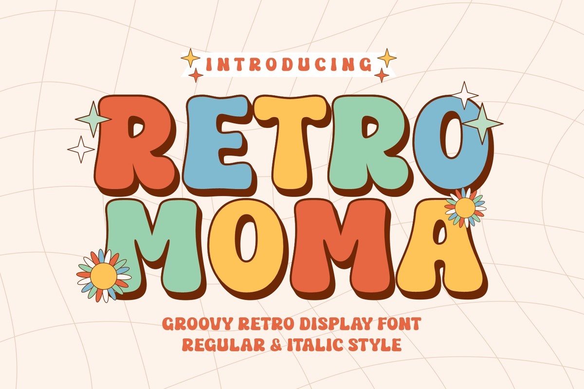 Retro Moma Font preview